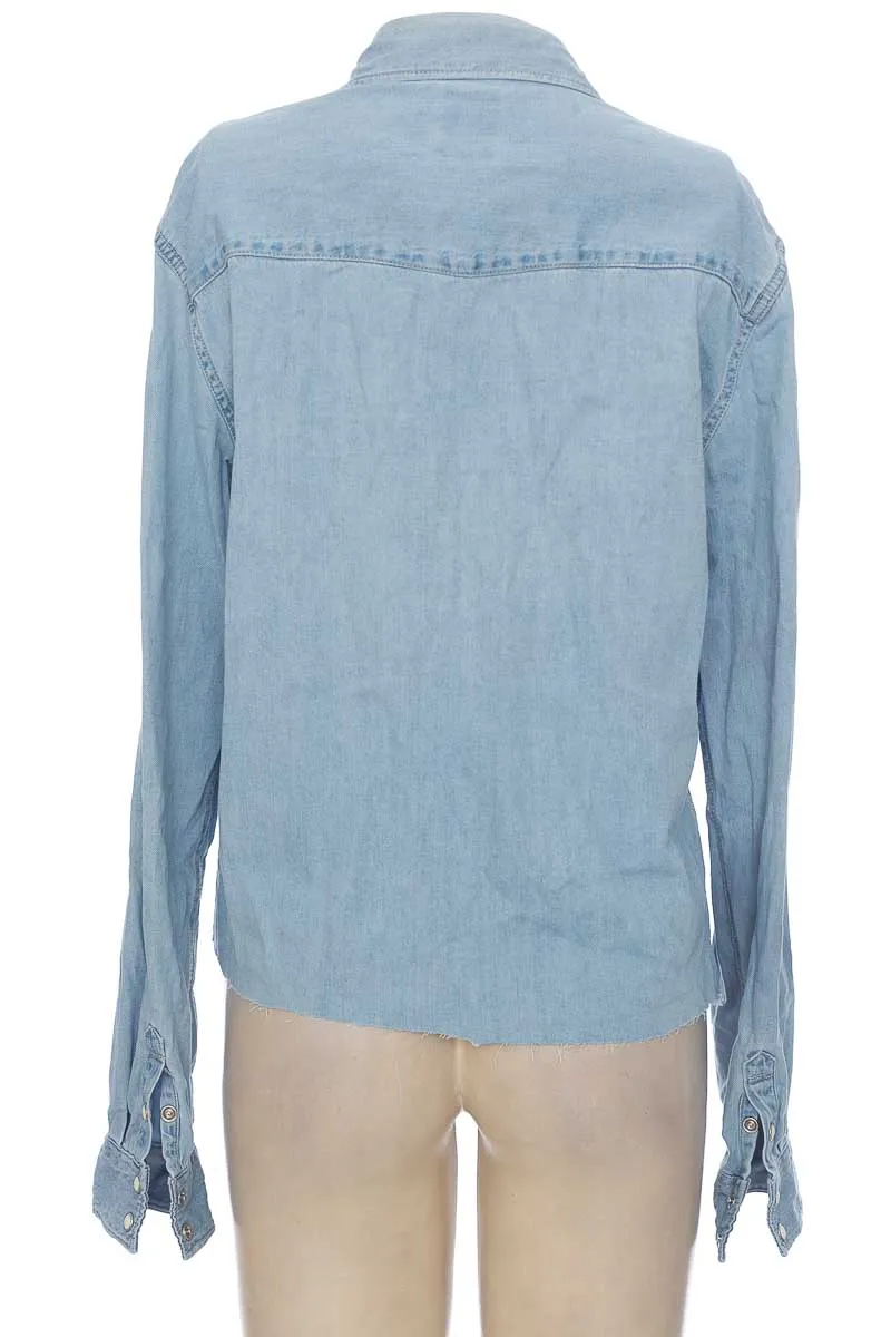 Blusa color Azul - Zara