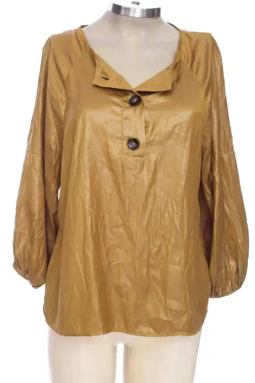 Blusa color Dorado - Zara