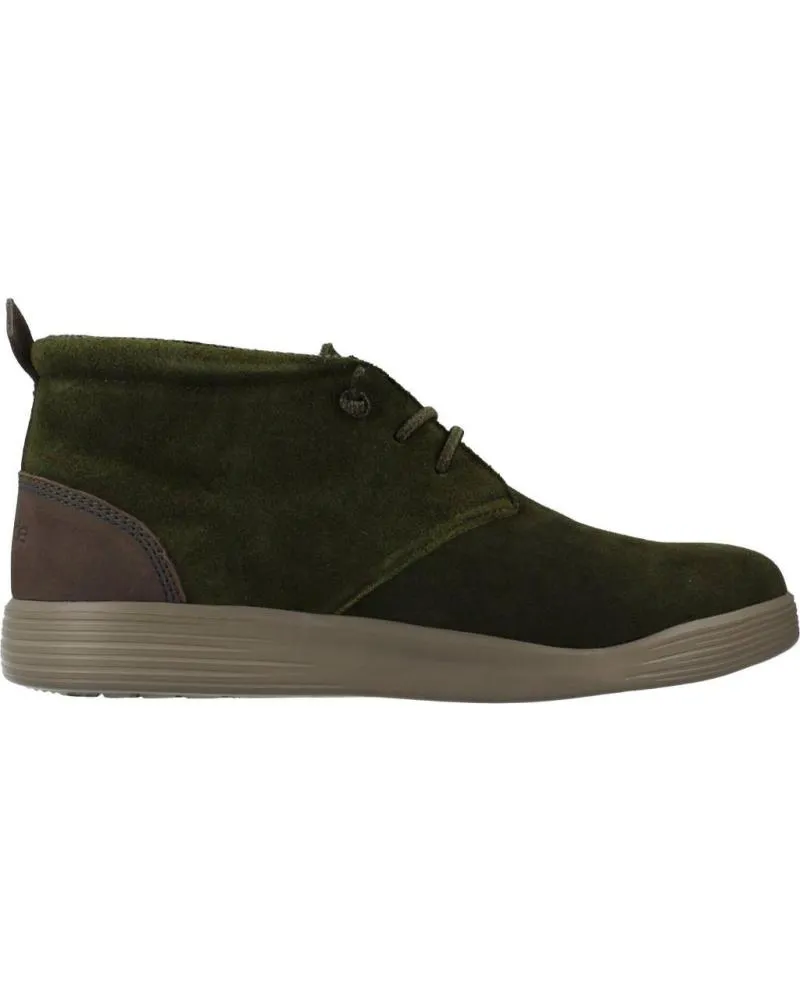 Botines de Hombre HEY DUDE JO SUEDE VERDE