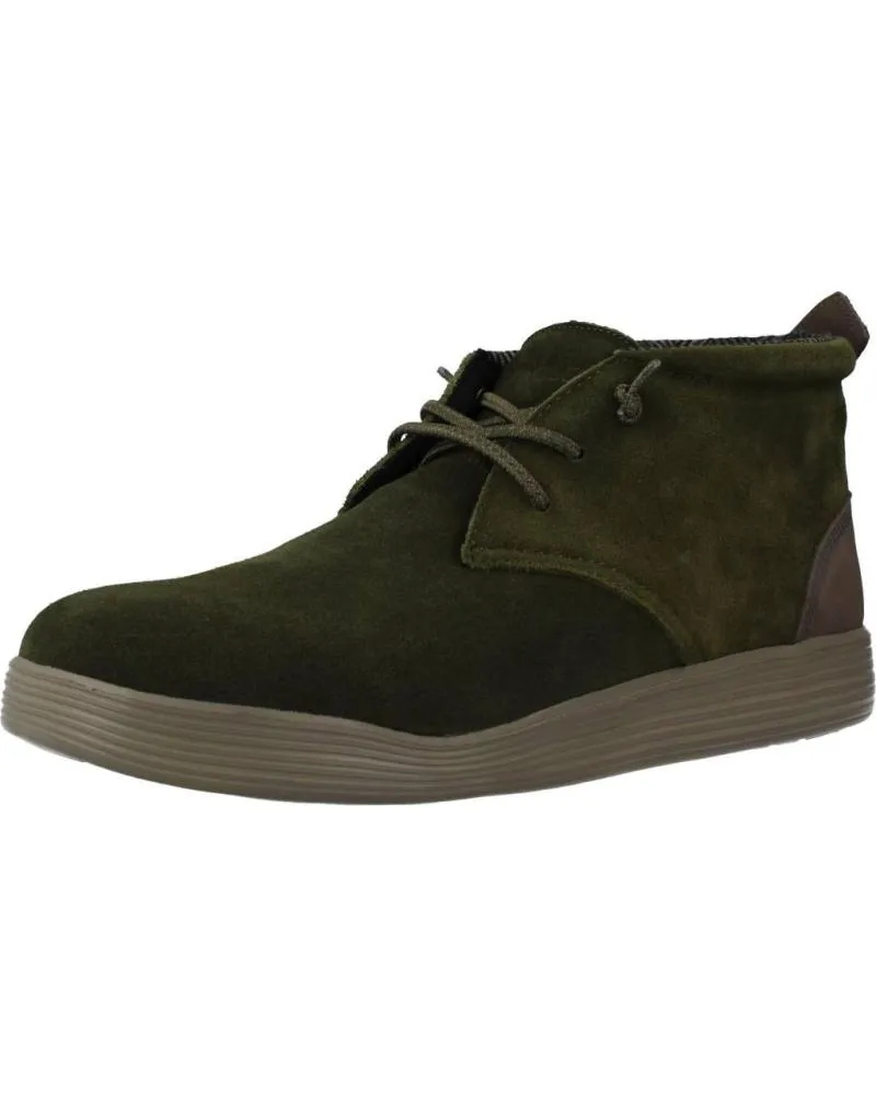 Botines de Hombre HEY DUDE JO SUEDE VERDE