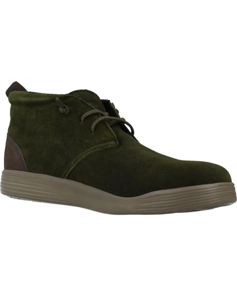 Botines de Hombre HEY DUDE JO SUEDE VERDE