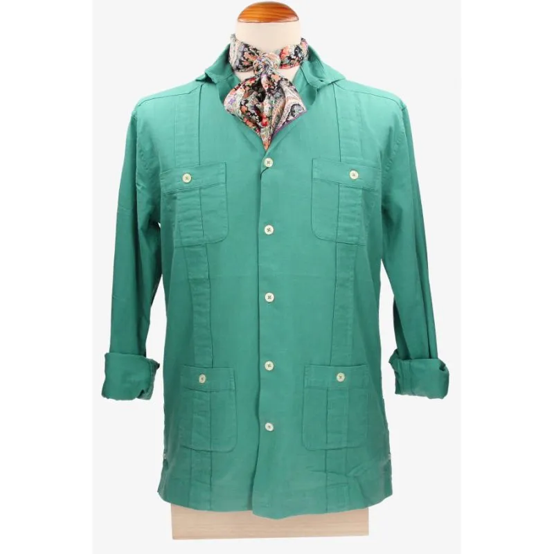 Camisa Cubana verde