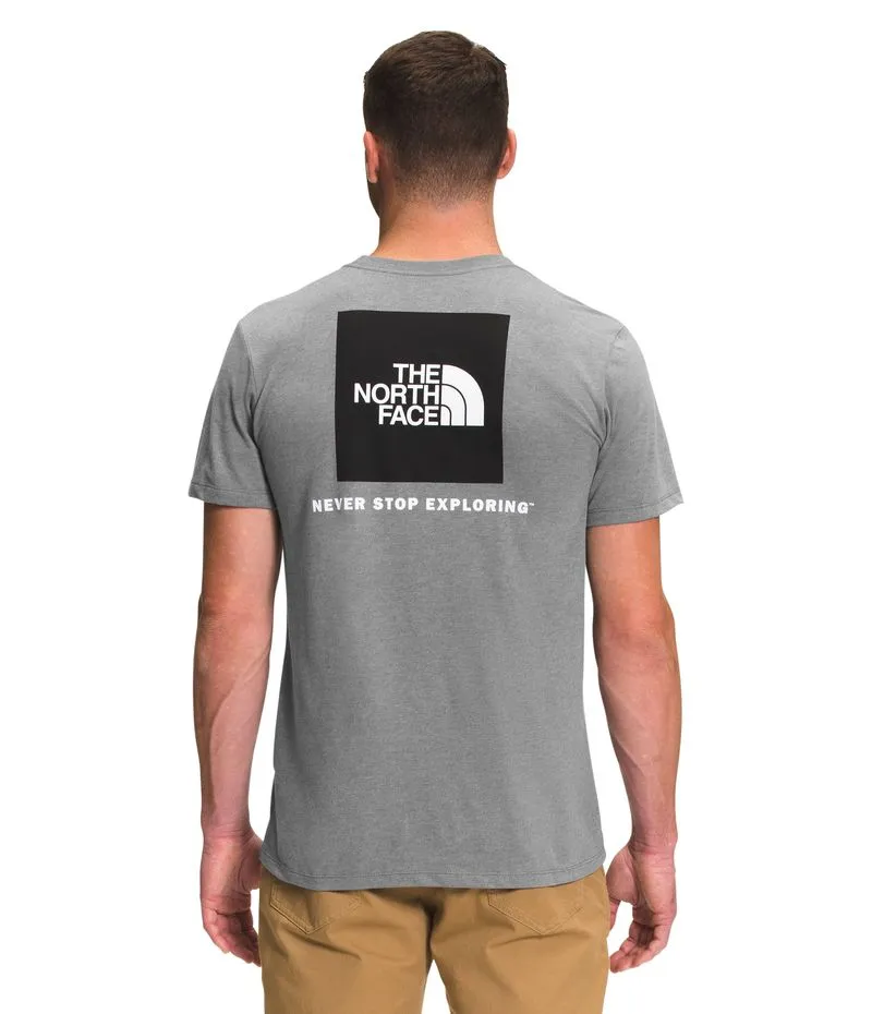 Camiseta Box Nse Tee Manga Corta Gris Hombre The North Face