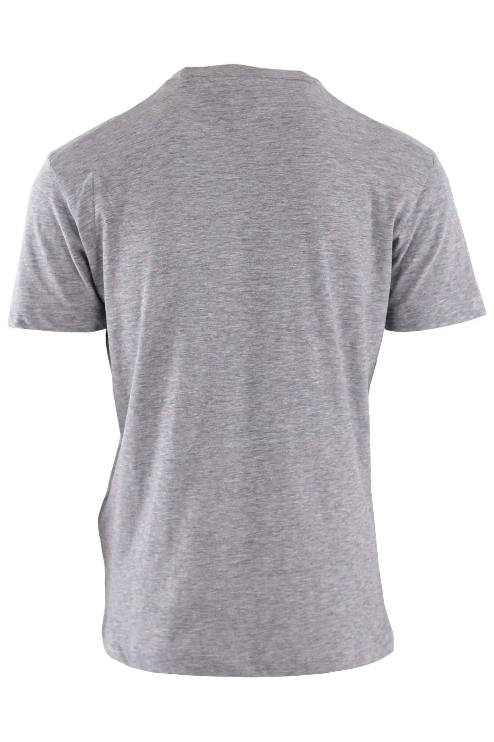 Camiseta gris con logo 