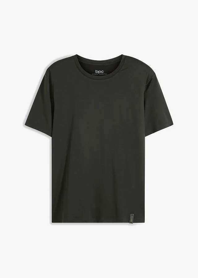 Camiseta técnica verde oscuro/pizarra