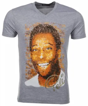 Camisetas - Pele - Gris