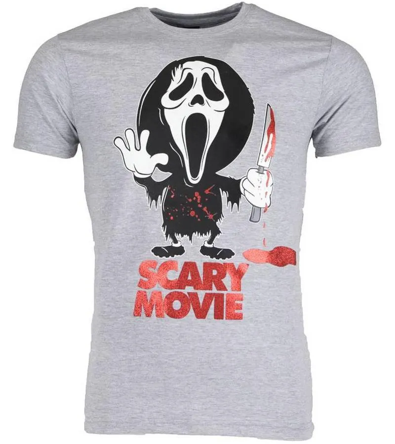 Camisetas - Scary Movie - Gris