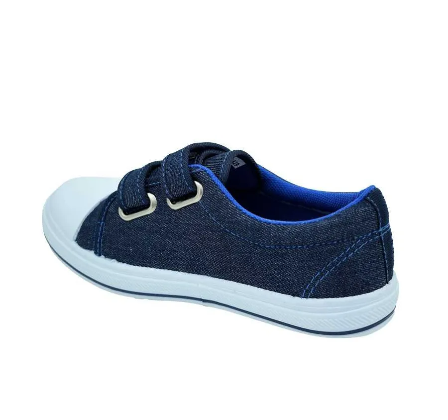 CANVAS PUNTERA KFY21929 DOBLE VELCRO PLAYERA NIÑO ZAPATILLA CÓMODA LONA VAQUERO 27098