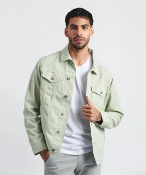 CASACA DENIM VERDE PV24