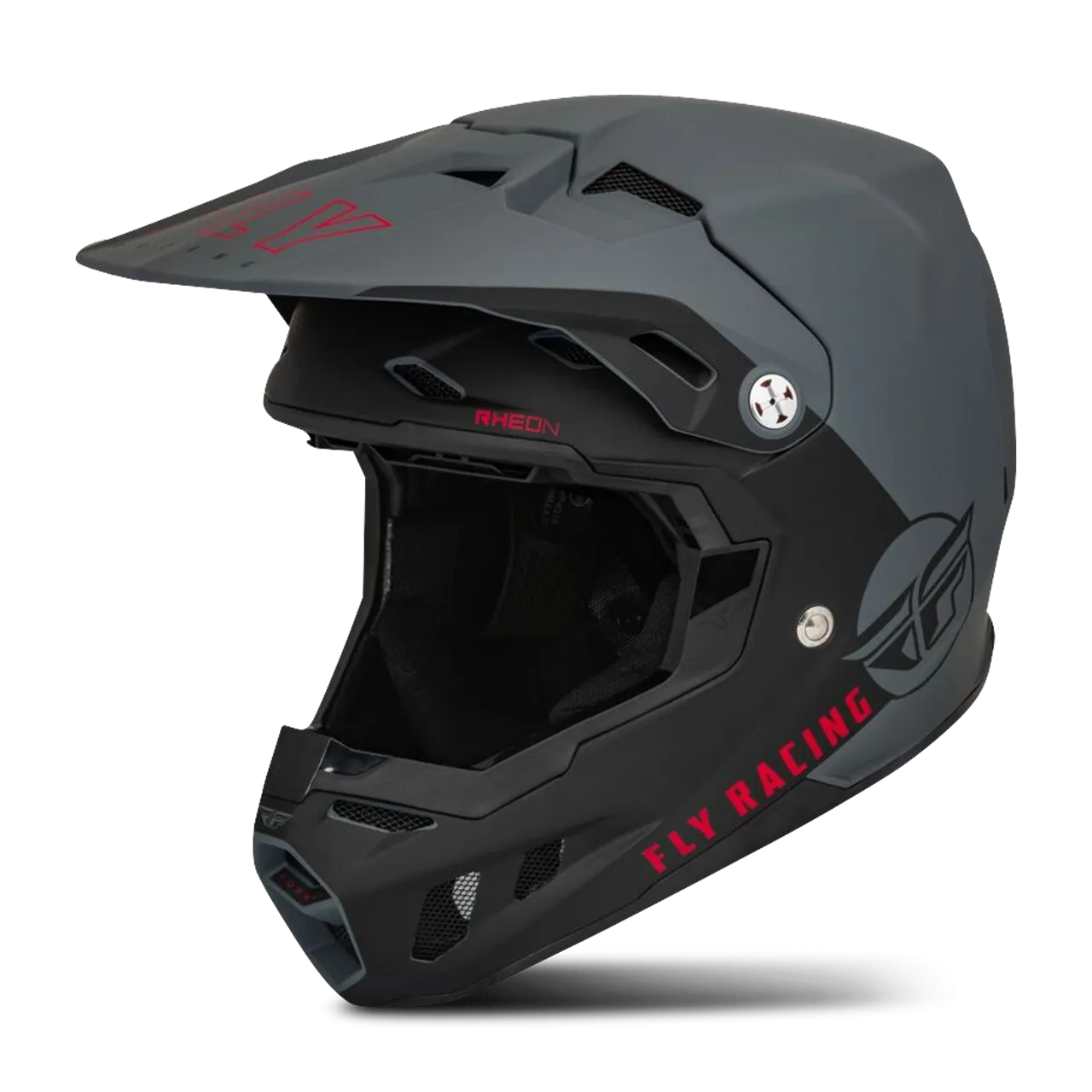 Casco de Cross FLY Racing Formula CC Gris Mate-Negro