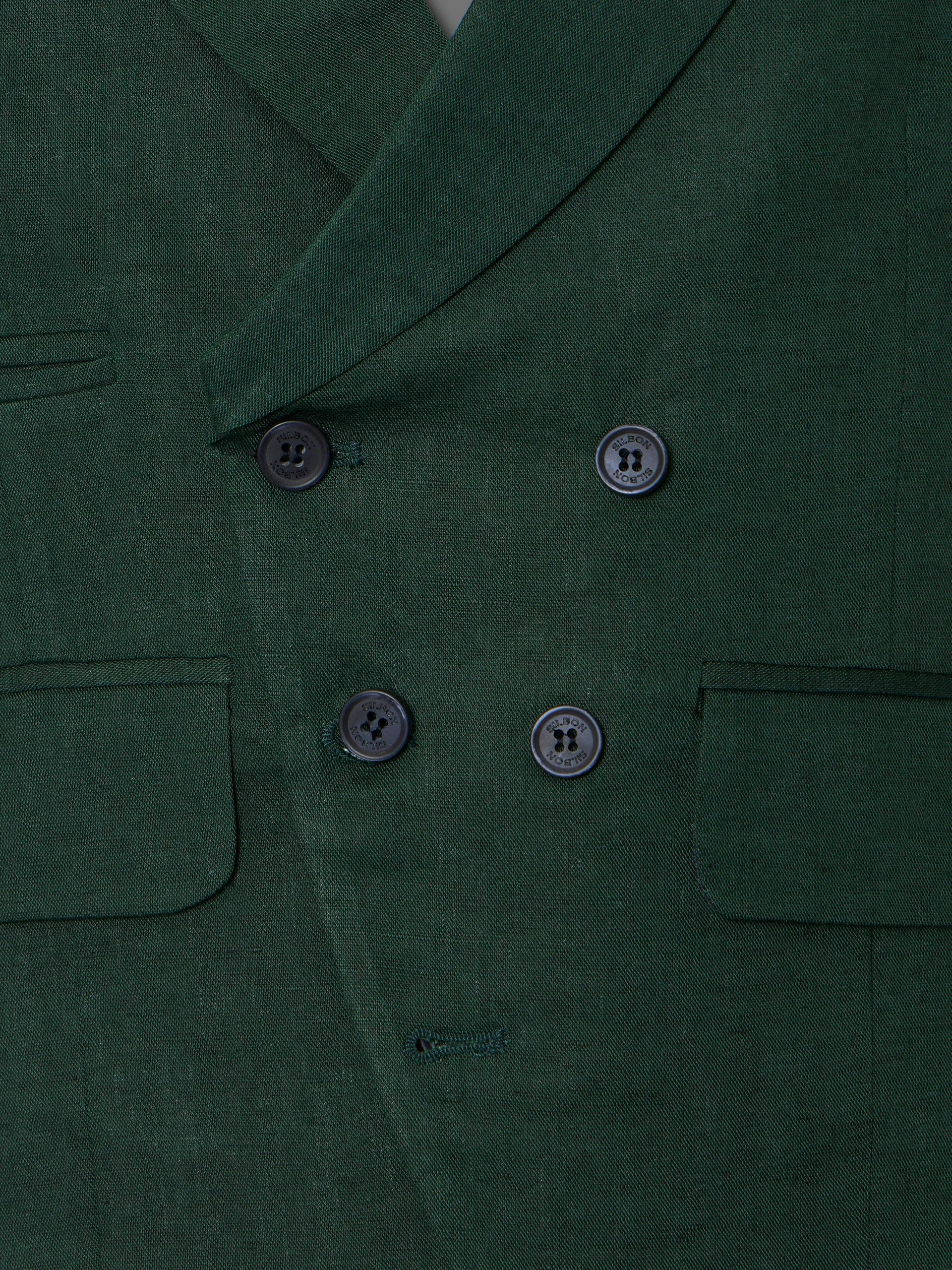 Chaleco chaque tailoring verde oscuro