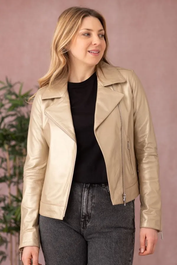 Chaqueta Mujeres Oakwood Thea Metal Light Gold 644