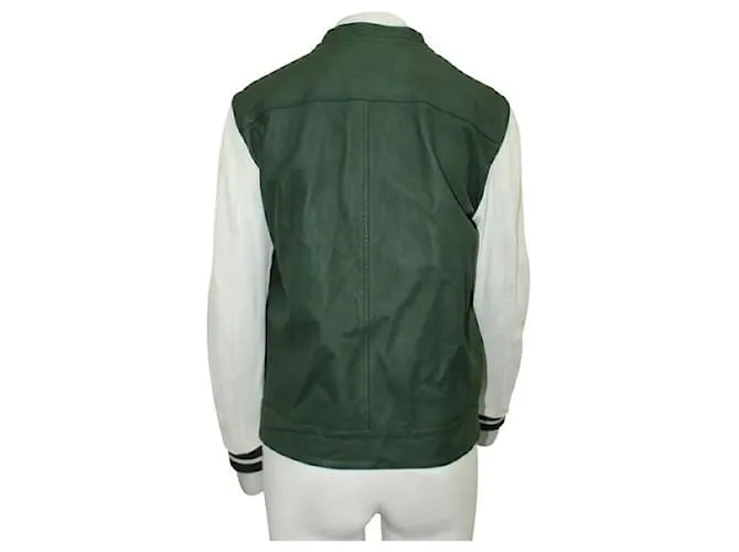 Chaqueta negra y verde Fendi 