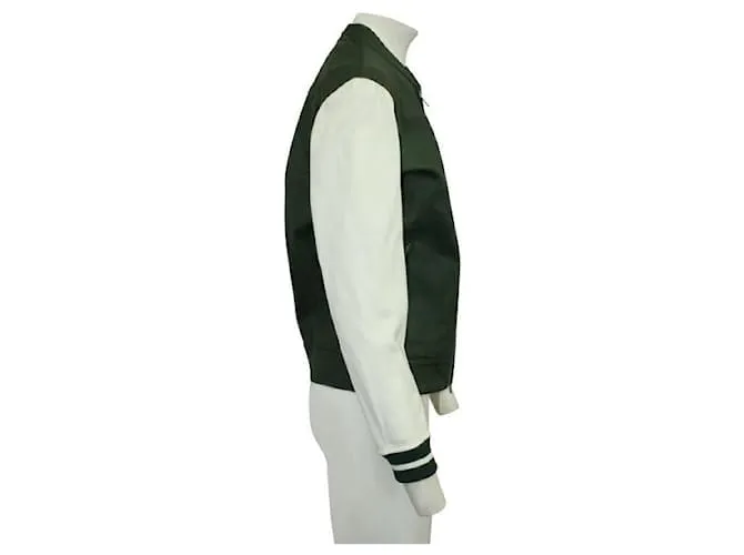 Chaqueta negra y verde Fendi 