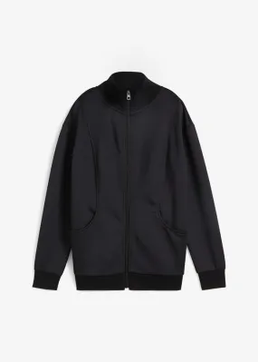 Chaqueta tipo sudadera técnica Negro