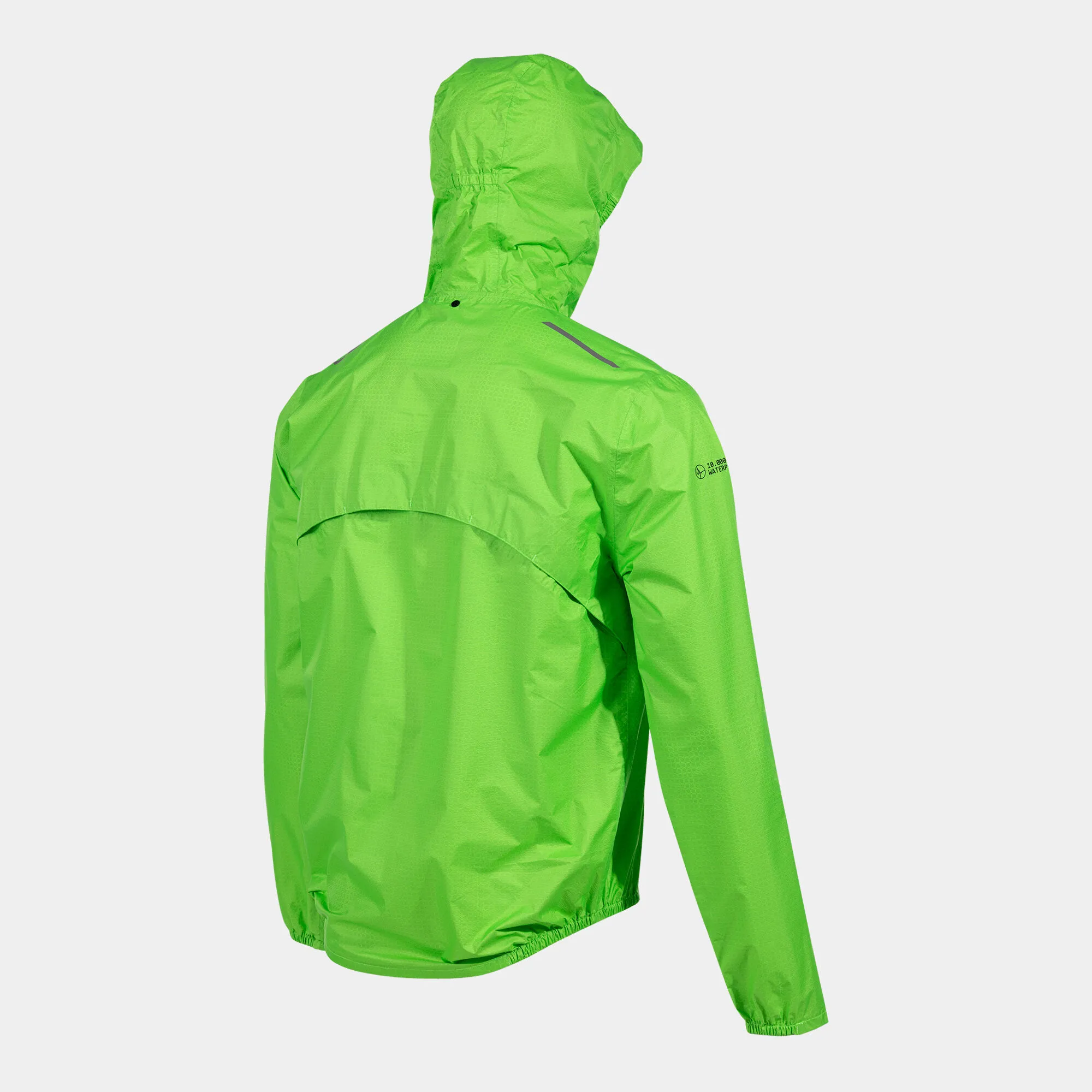 Chubasquero hombre R-Night Iconic verde flúor