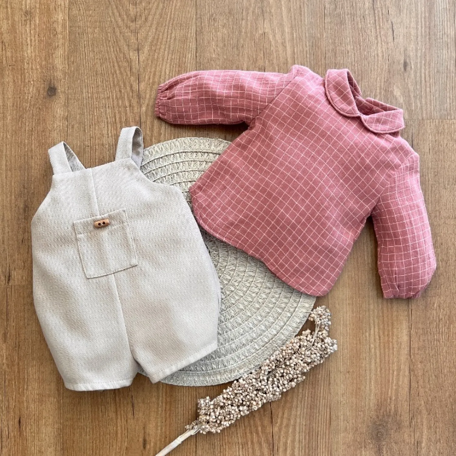 Conjunto bebé niño peto y blusa colección Daisy