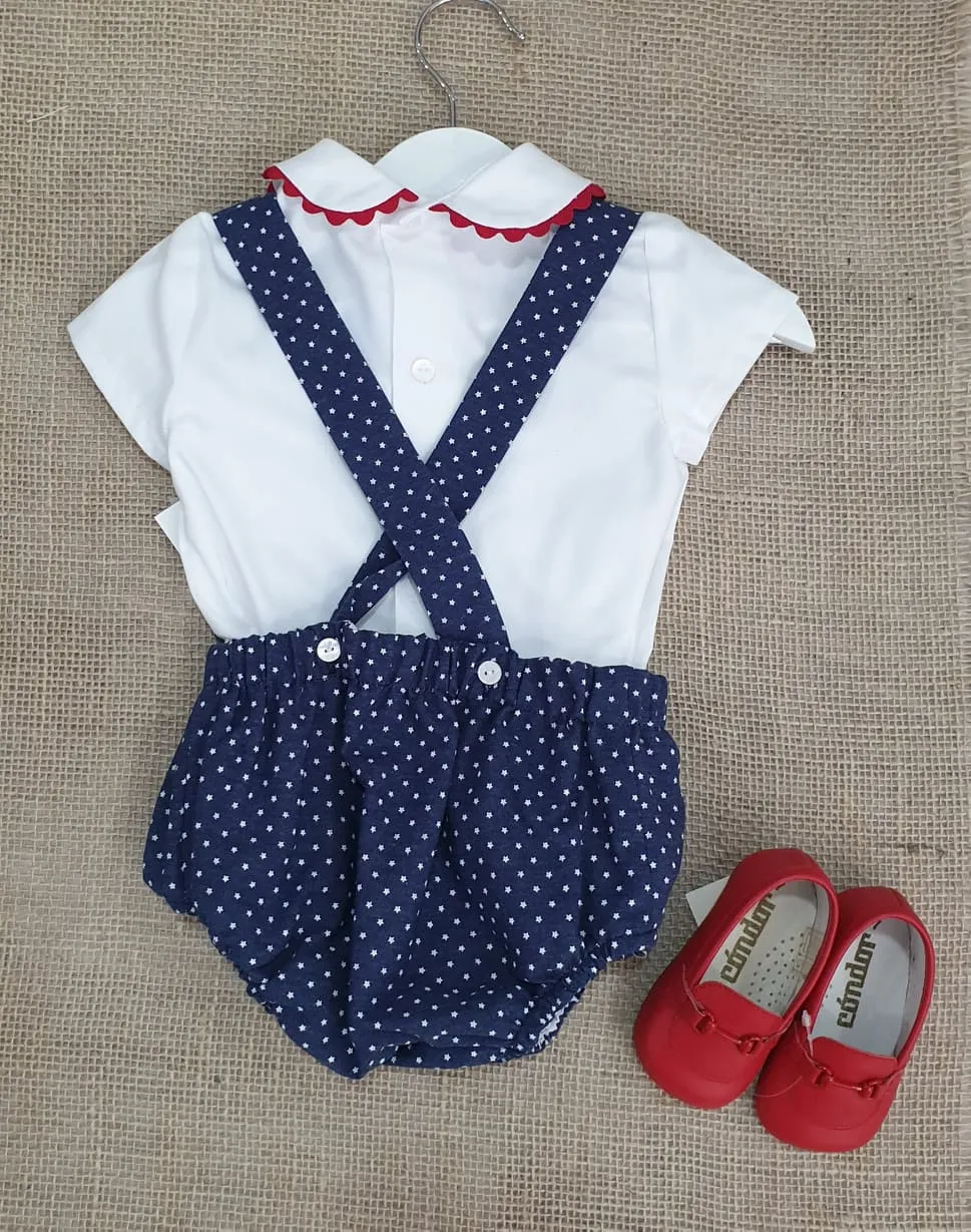 Conjunto bebé niño R220741 Yoyo rojo 2 piezas