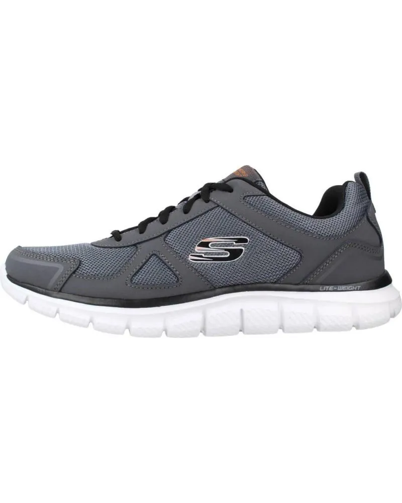 Deportivas de Hombre y Niño SKECHERS TRACK SCLORIC GRIS