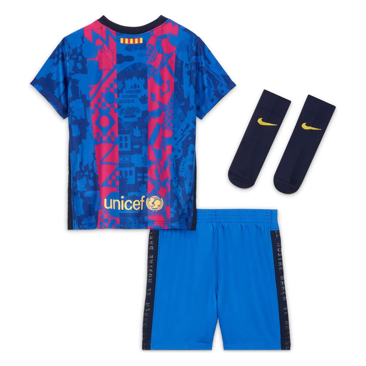 Equipación Nike Barcelona bebé 3 - 36 meses 3a 2021 2022