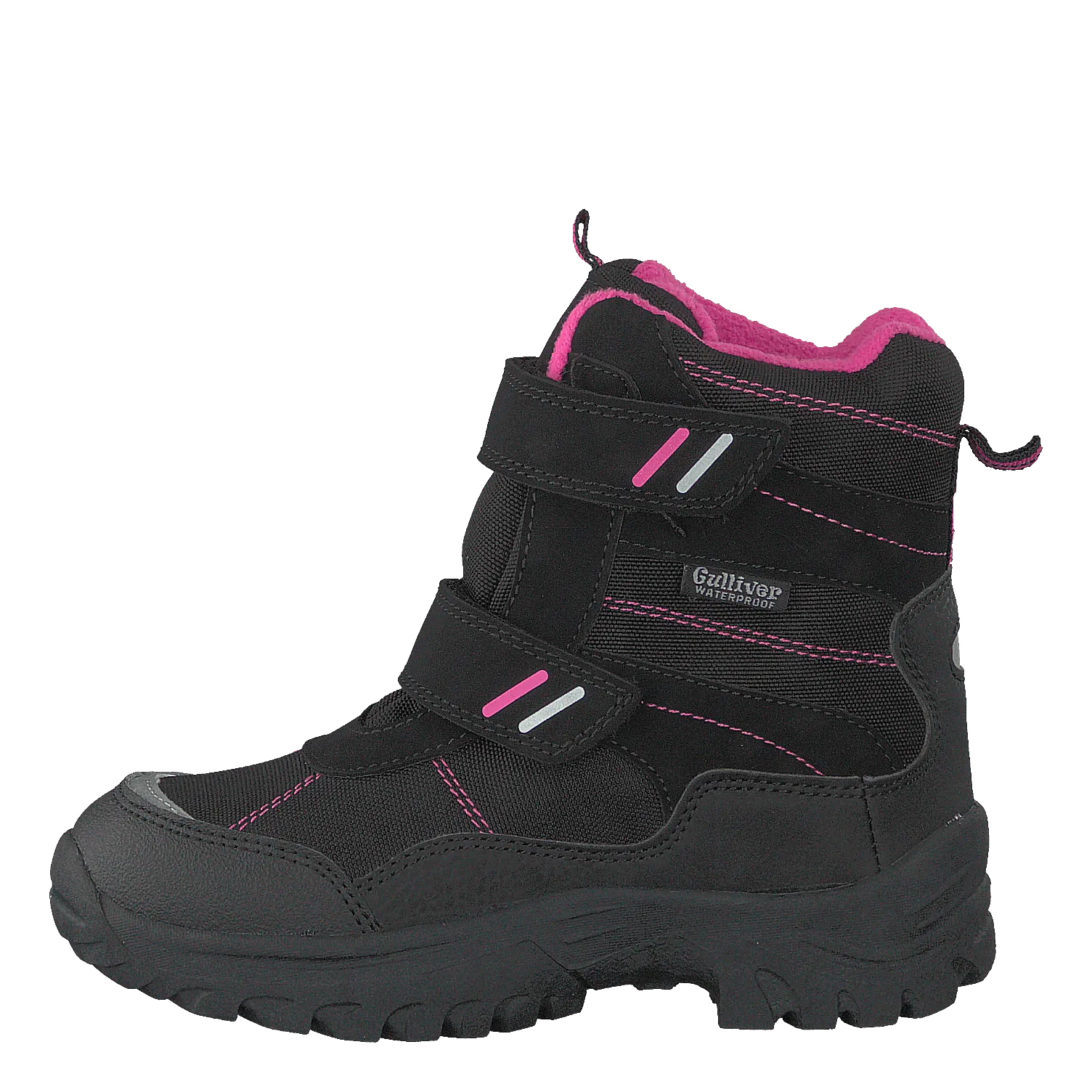 Gulliver zapatos 430-9113 Waterproof Warm Lined Black/fuchsia