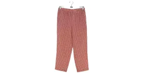 Marni Pantalón recto de seda Roja 