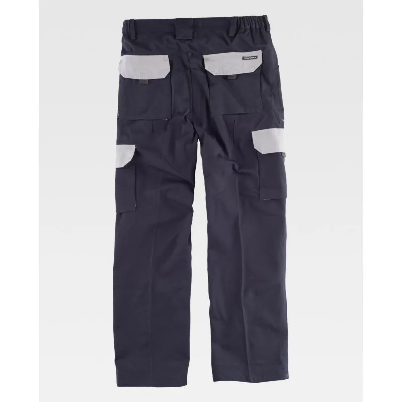 Pantalón de algodón combinado con bolsillos inclinados WORKTEAM Future WF1560