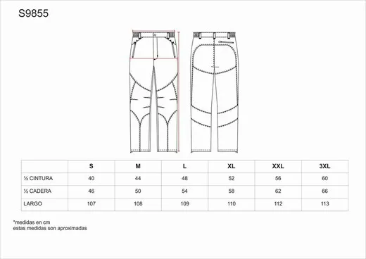 Pantalón de montaña Marrón Negro