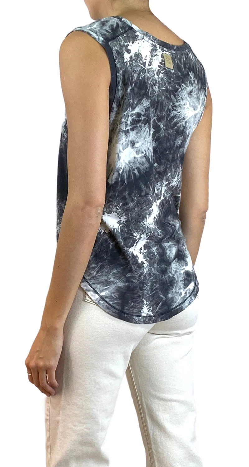 RAPSODIA Polera Gris Tie Dye