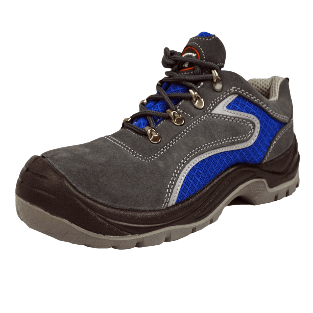 Safety shoes l-7305 talla 43 zapato de cuero punta de acero anti-estatico gris