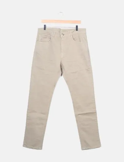 The SEËLK Pantalón slim beige