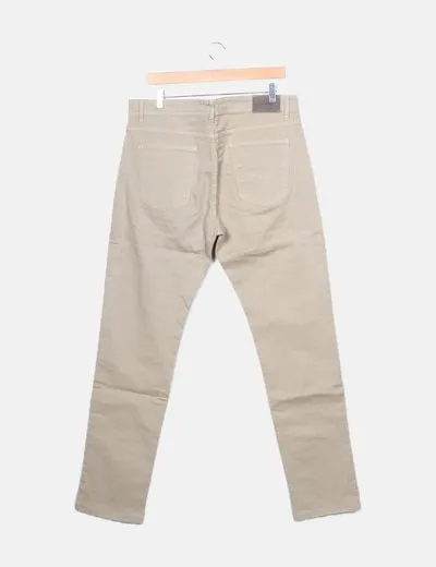 The SEËLK Pantalón slim beige