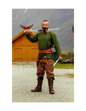 Túnica vikinga Ivar, verde