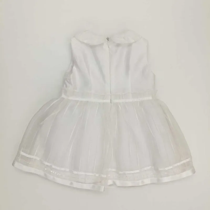 Vestido Bebé de Vestir Blanco con Tul