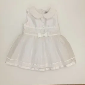 Vestido Bebé de Vestir Blanco con Tul