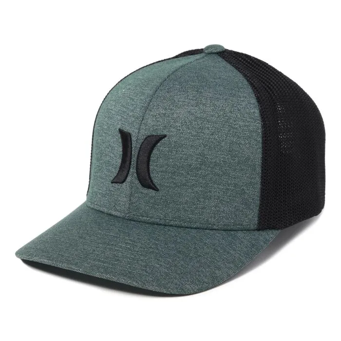 Visera Hurley Hrly Icon Textures S/M negro-verde