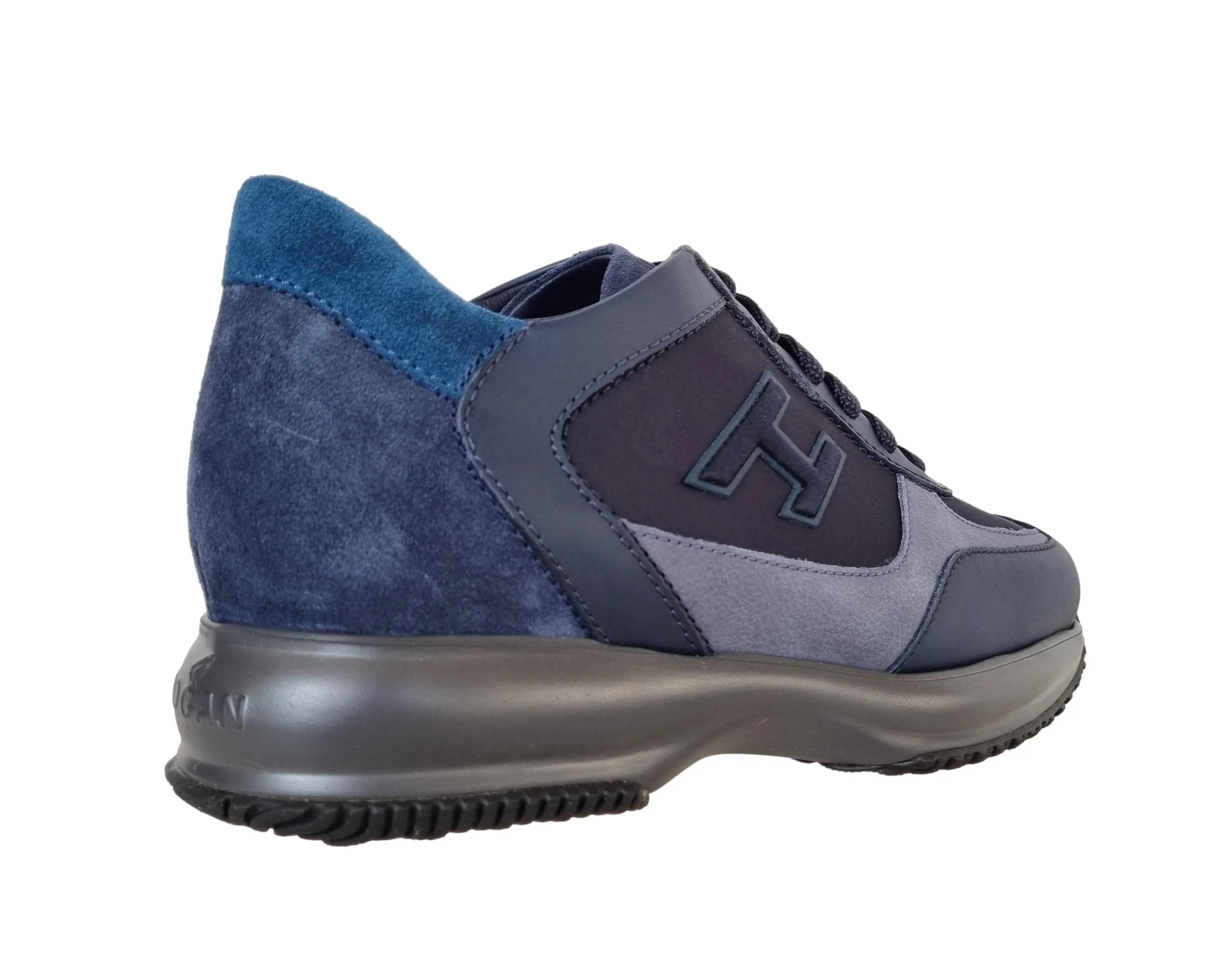 Zapatilla de deporte interactiva Hogan para hombre en piel H 3D HXM00N0Q101QBW8P