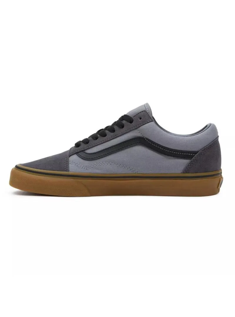 Zapatilla Hombre Vans Old Skool Gris Caramelo