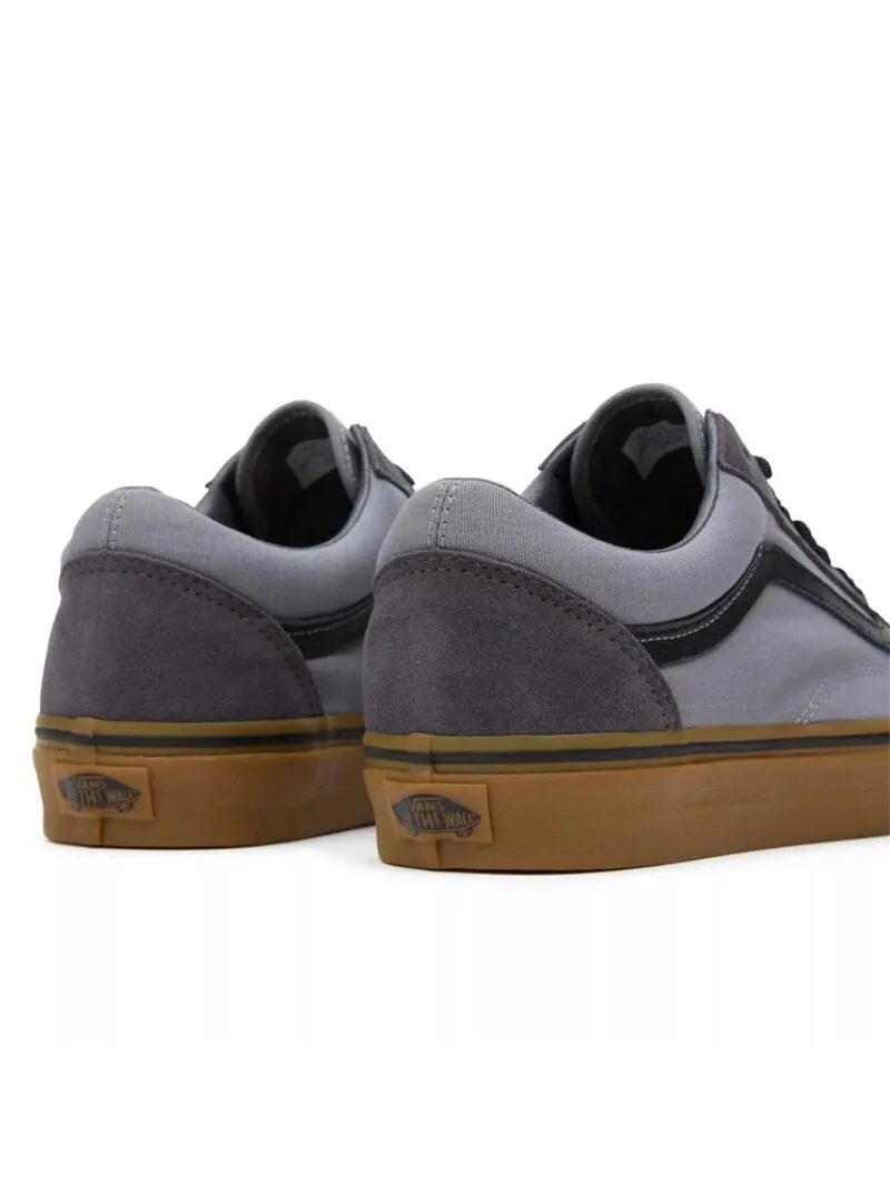 Zapatilla Hombre Vans Old Skool Gris Caramelo