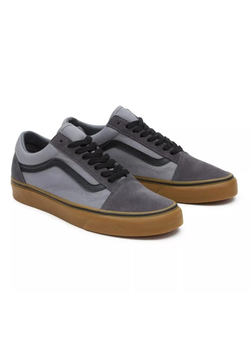 Zapatilla Hombre Vans Old Skool Gris Caramelo