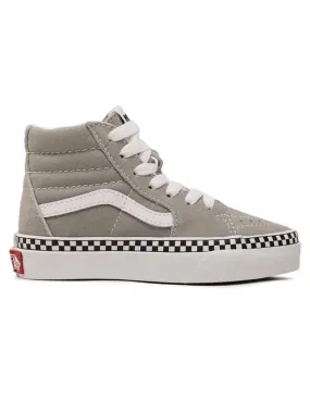 Zapatilla Niñ@ Vans Sk8-Hi Gris Cuadros