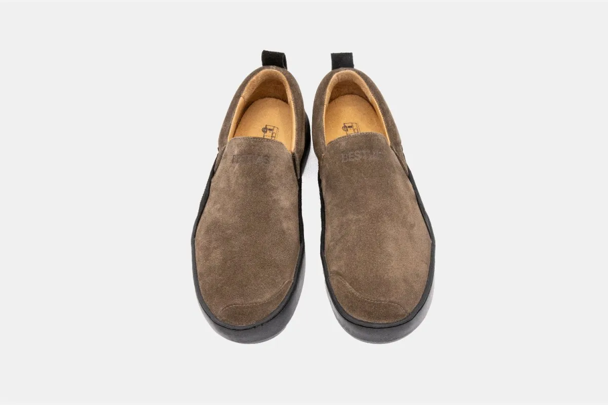 Zapatilla Slip-On Hombre - Capitan Suede Plutón