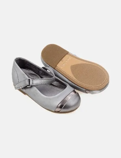 Zara Bailarina gris combinada