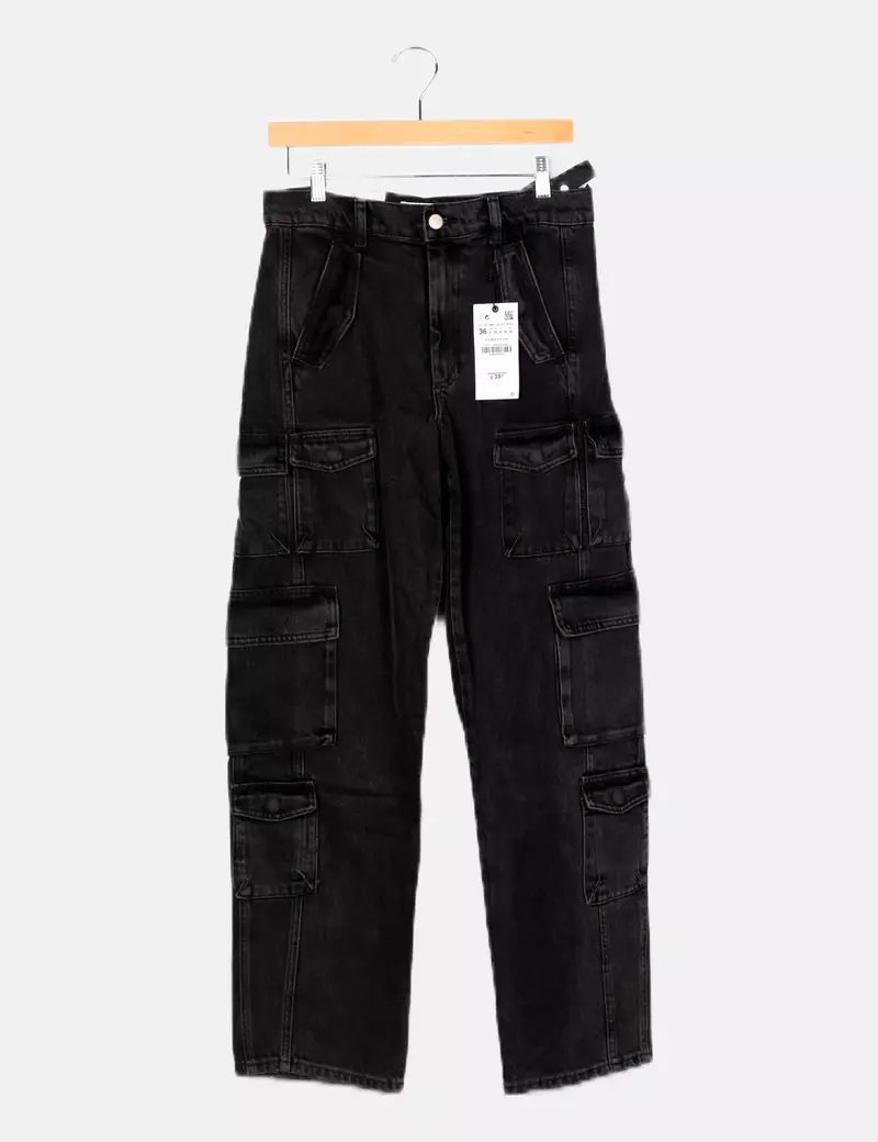 Zara Jean gris cargo