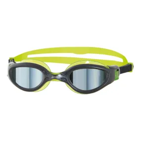 Zoggs gafas Phantom Elite Mirror Junior Negro Lima Espejo Ahumado